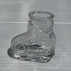 Windsor Canadian Whiskey Hockey Skating Boot 1950’s shot glass